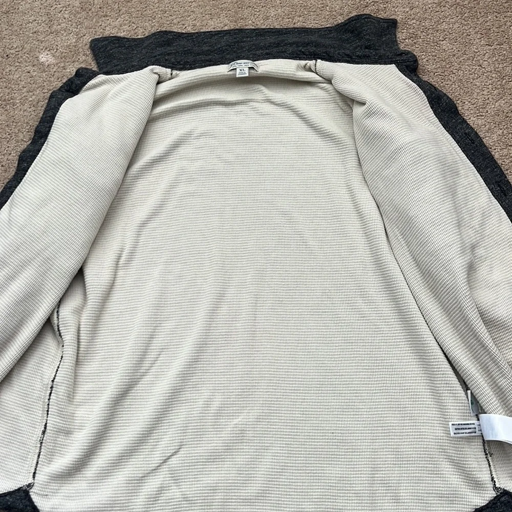 J. Crew Long Sleeve Button Up Collared Gray Wash Shirt Size XL